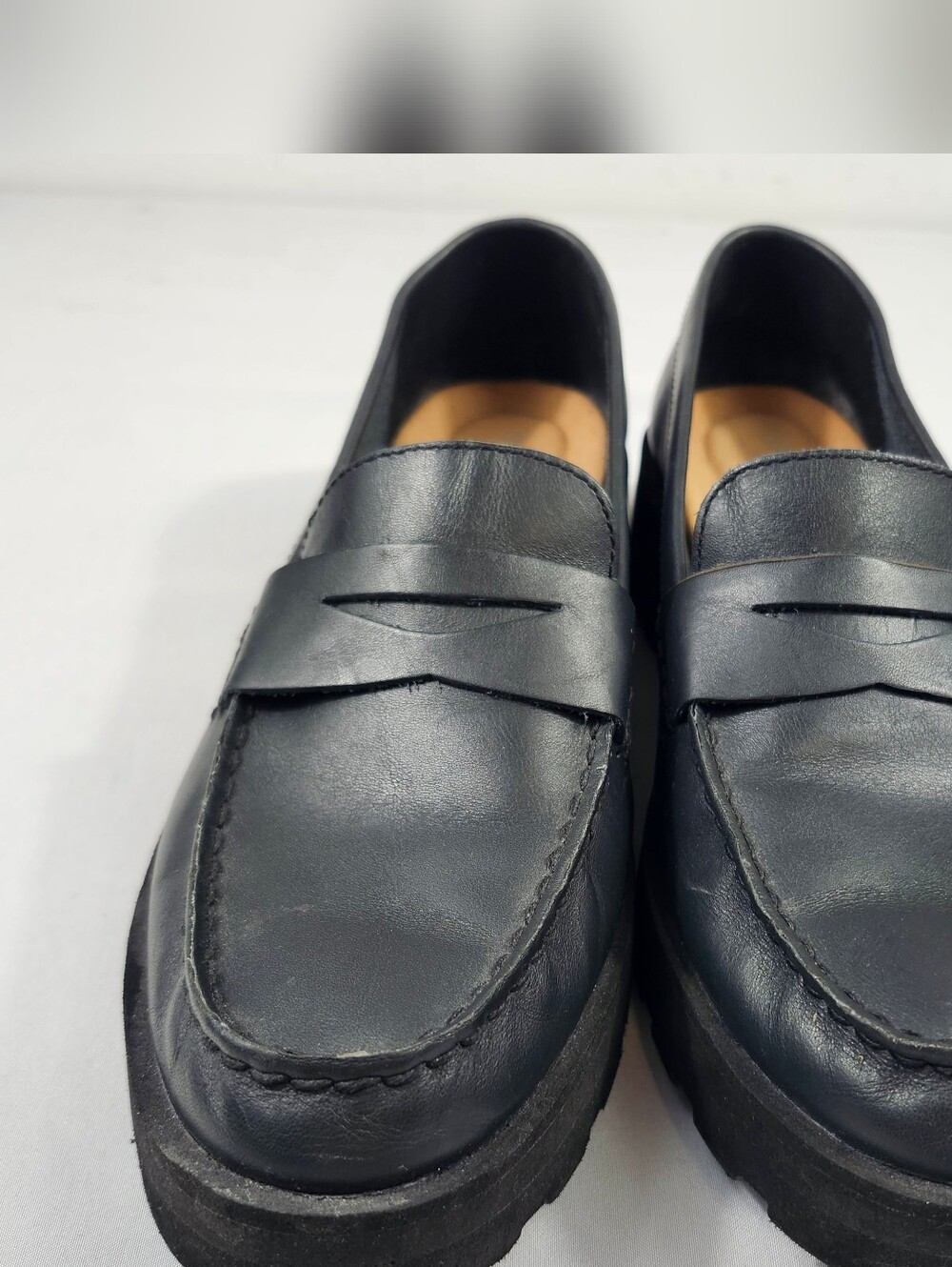 Sperry Women's 10 M Black Leather Penny Loafers Liteweight Casual Shoes - Picture 4 of 9